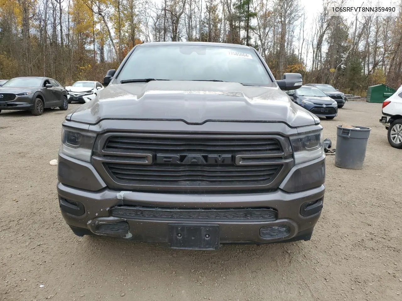 2022 Ram 1500 Sport VIN: 1C6SRFVT8NN359490 Lot: 77585664