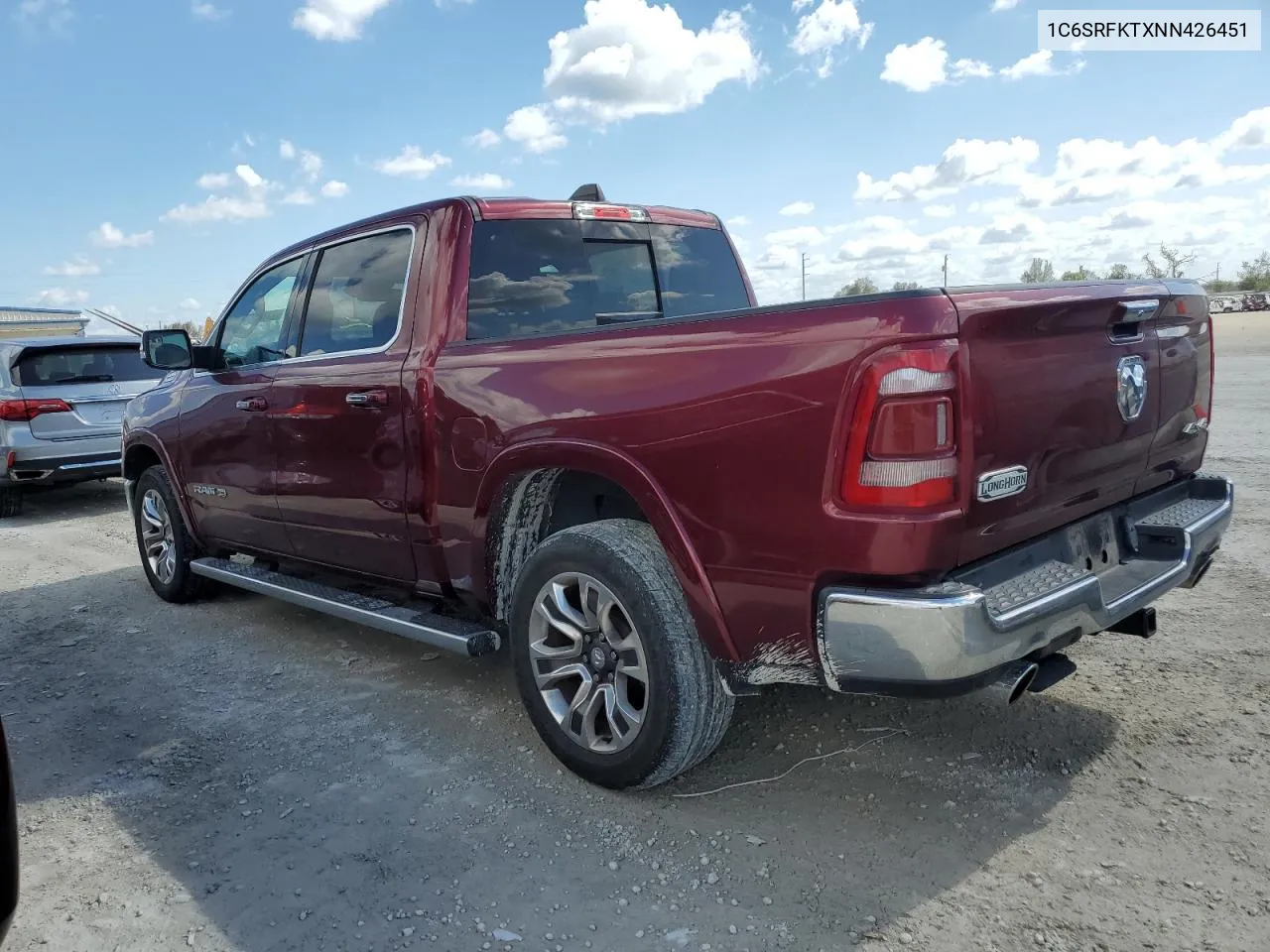 2022 Ram 1500 Longhorn VIN: 1C6SRFKTXNN426451 Lot: 77725044