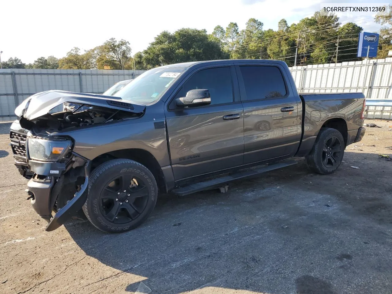 2022 Ram 1500 Big Horn/Lone Star VIN: 1C6RREFTXNN312369 Lot: 77802794