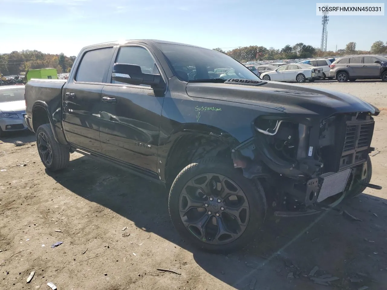 2022 Ram 1500 Limited VIN: 1C6SRFHMXNN450331 Lot: 77993644