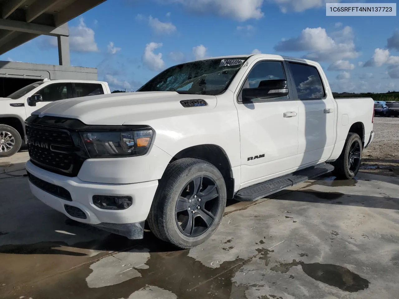 2022 Ram 1500 Big Horn/Lone Star VIN: 1C6SRFFT4NN137723 Lot: 78467724