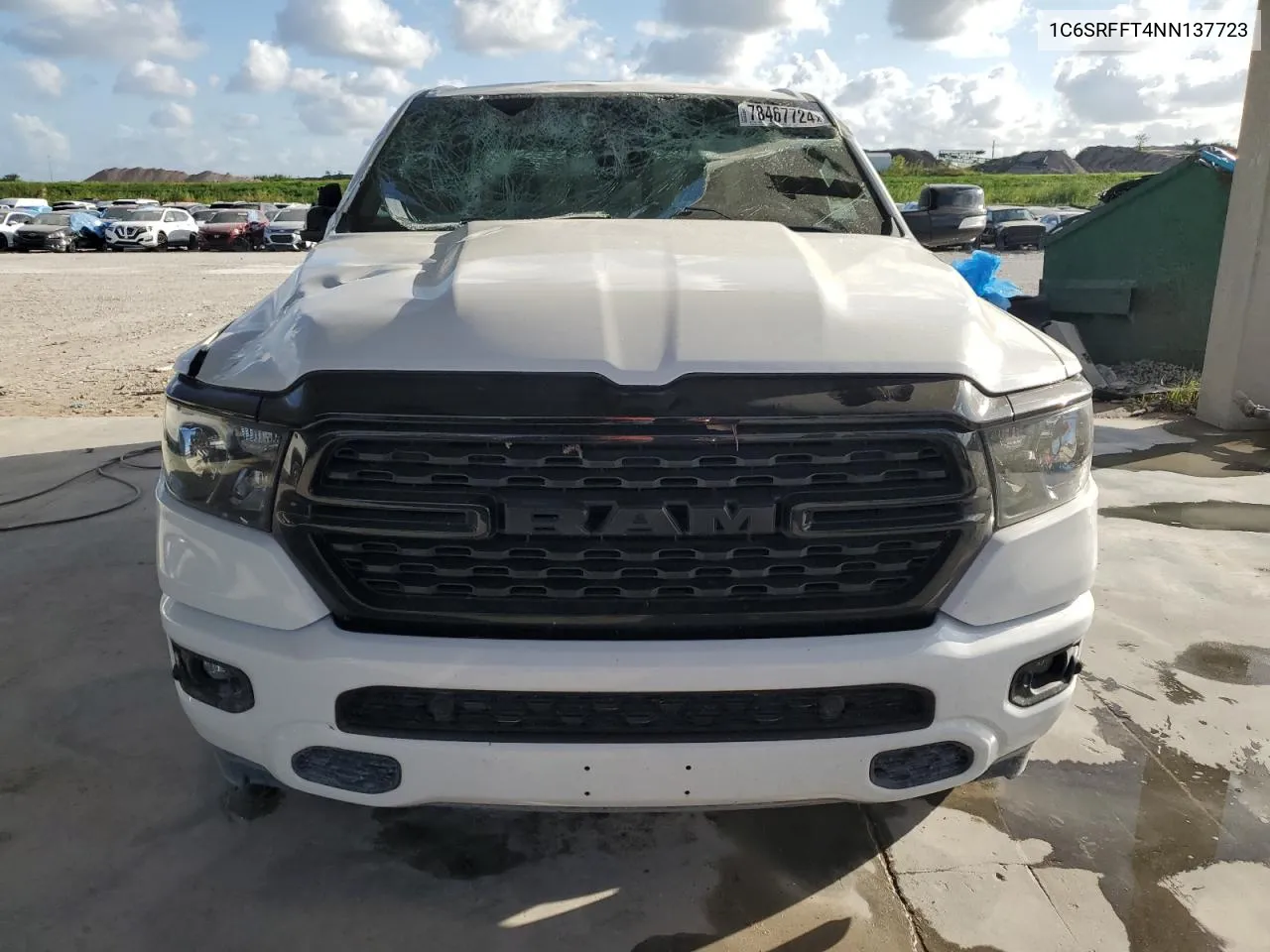 2022 Ram 1500 Big Horn/Lone Star VIN: 1C6SRFFT4NN137723 Lot: 78467724