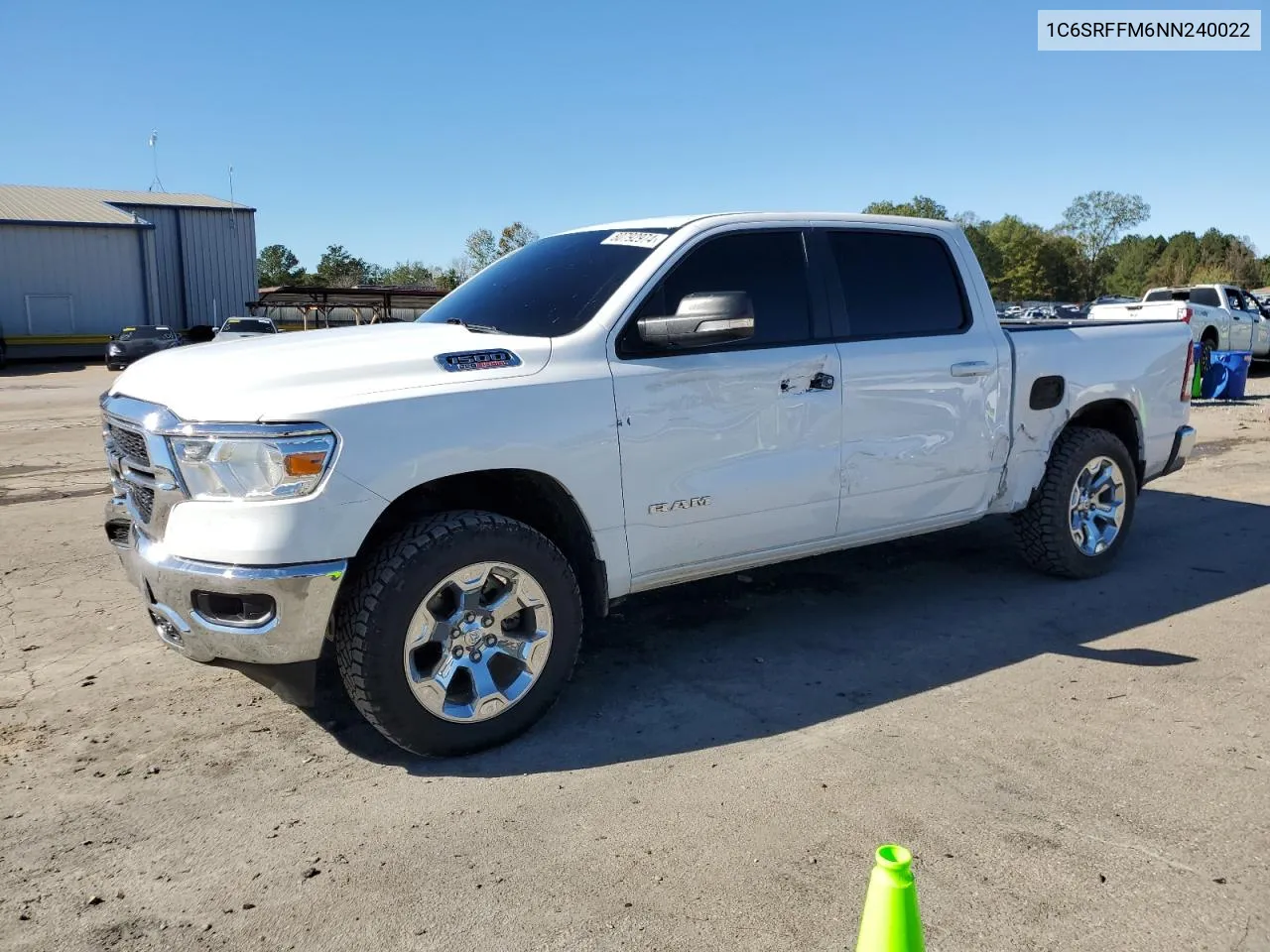 2022 Ram 1500 Big Horn/Lone Star VIN: 1C6SRFFM6NN240022 Lot: 80792974