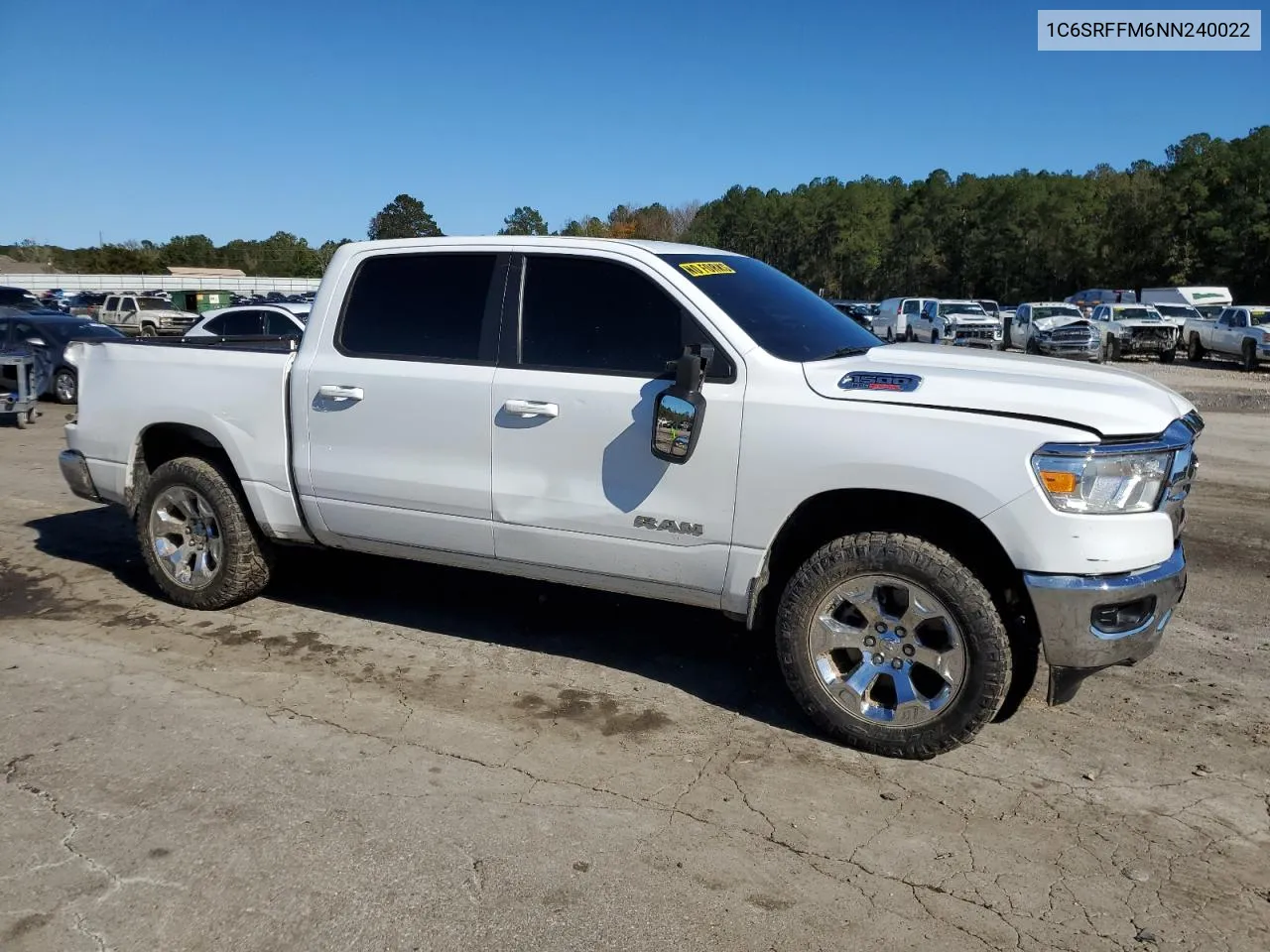 2022 Ram 1500 Big Horn/Lone Star VIN: 1C6SRFFM6NN240022 Lot: 80792974