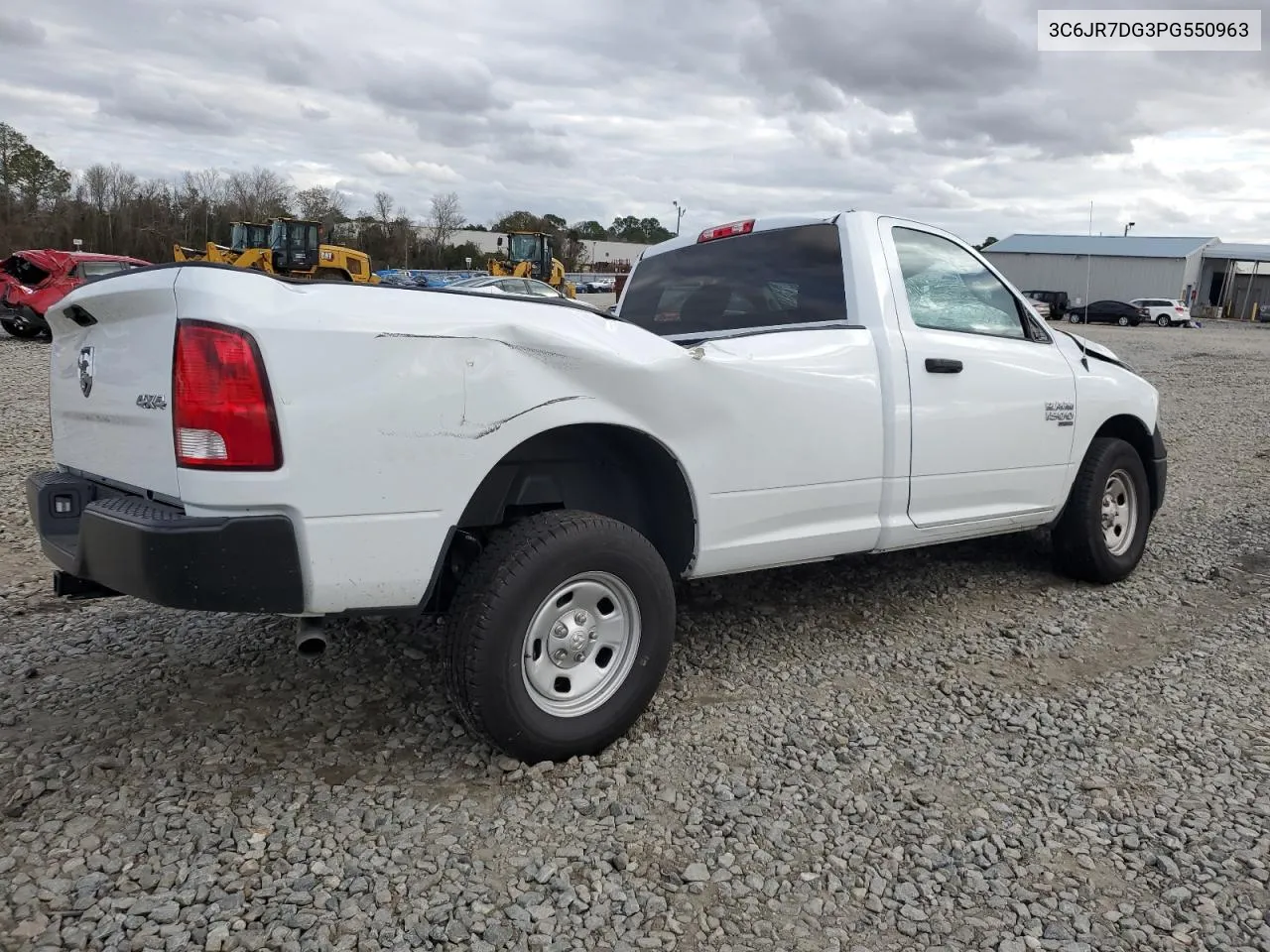 2023 Ram 1500 Classic Tradesman VIN: 3C6JR7DG3PG550963 Lot: 39970534