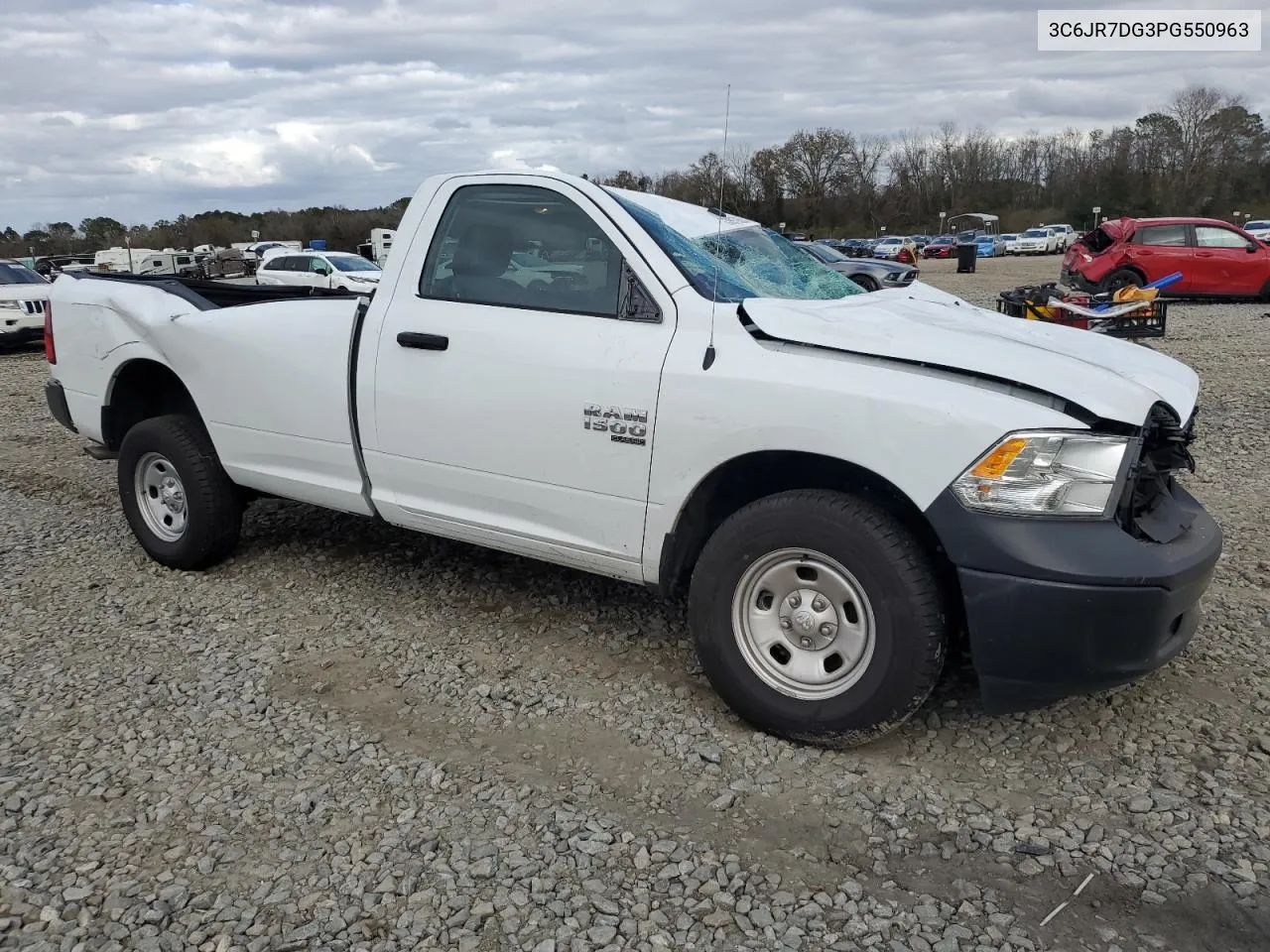 2023 Ram 1500 Classic Tradesman VIN: 3C6JR7DG3PG550963 Lot: 39970534