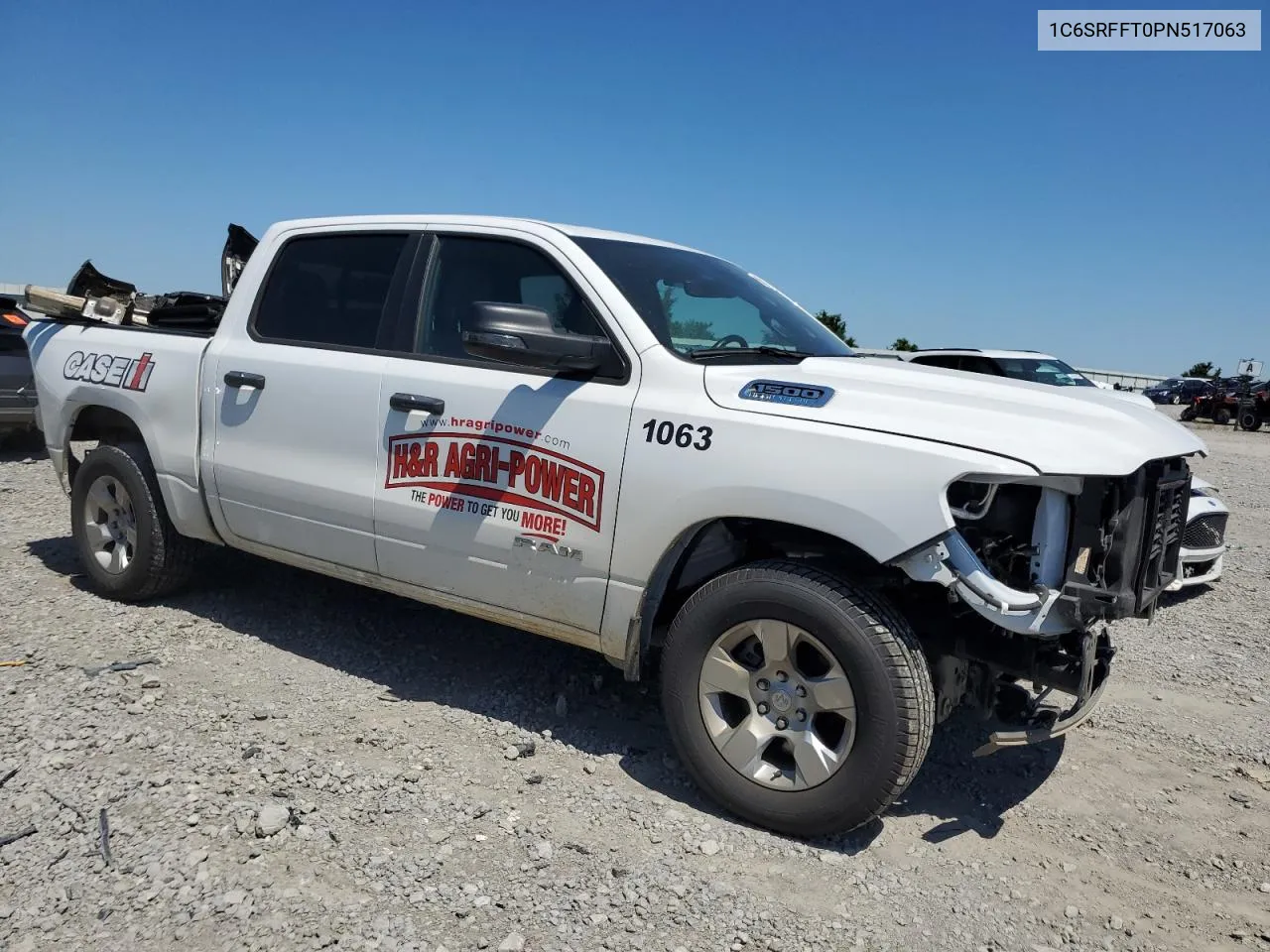 2023 Ram 1500 Big Horn/Lone Star VIN: 1C6SRFFT0PN517063 Lot: 58922514