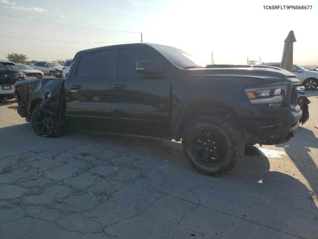 2023 Ram 1500 Rebel VIN: 1C6SRFLT9PN568677 Lot: 62790024