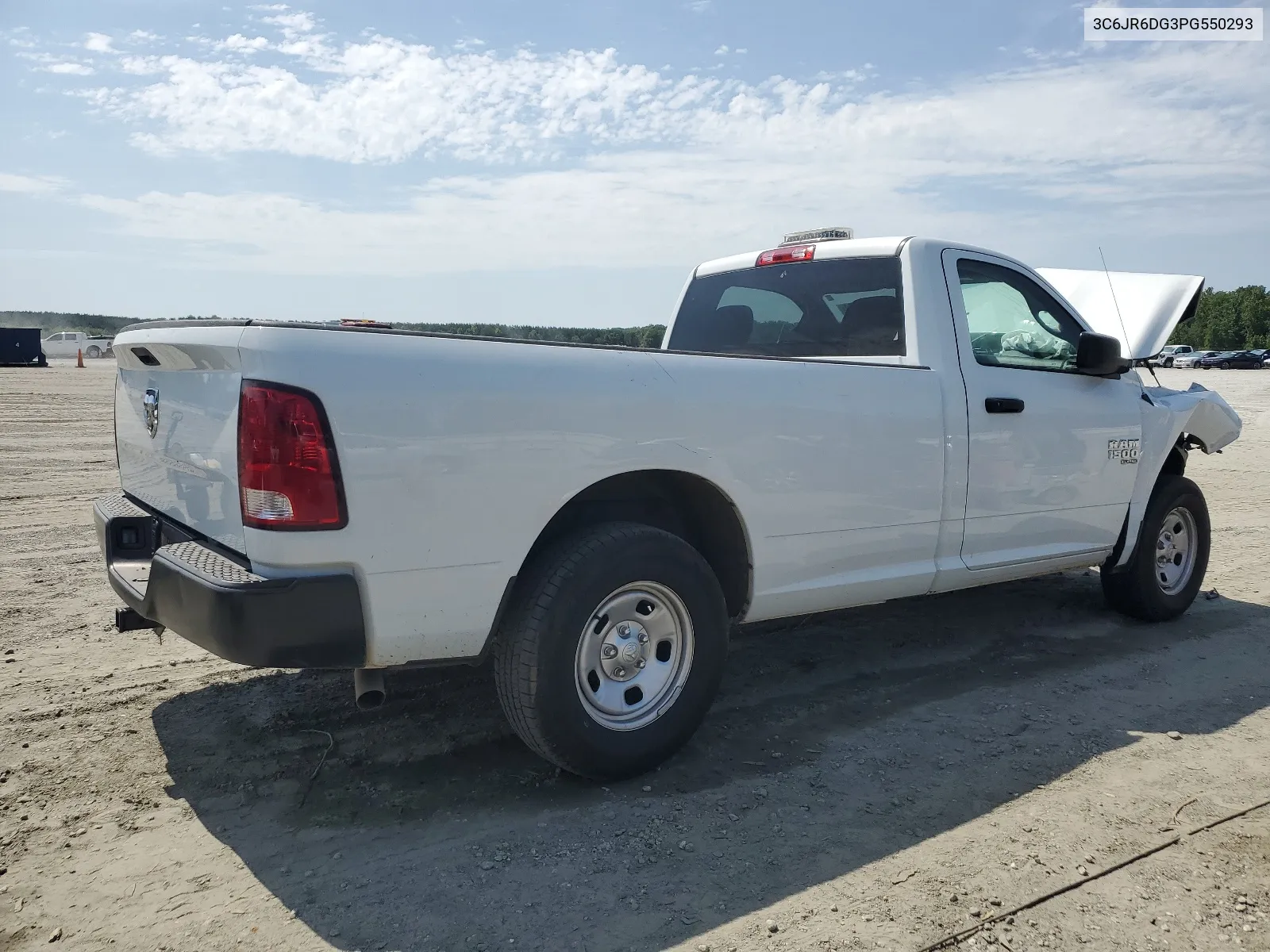 2023 Ram 1500 Classic Tradesman VIN: 3C6JR6DG3PG550293 Lot: 63830434