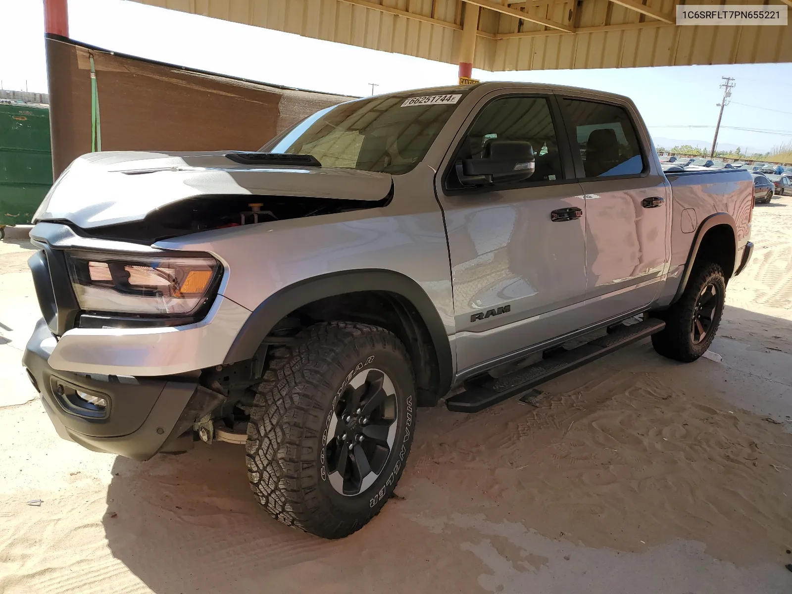 2023 Ram 1500 Rebel VIN: 1C6SRFLT7PN655221 Lot: 66251744