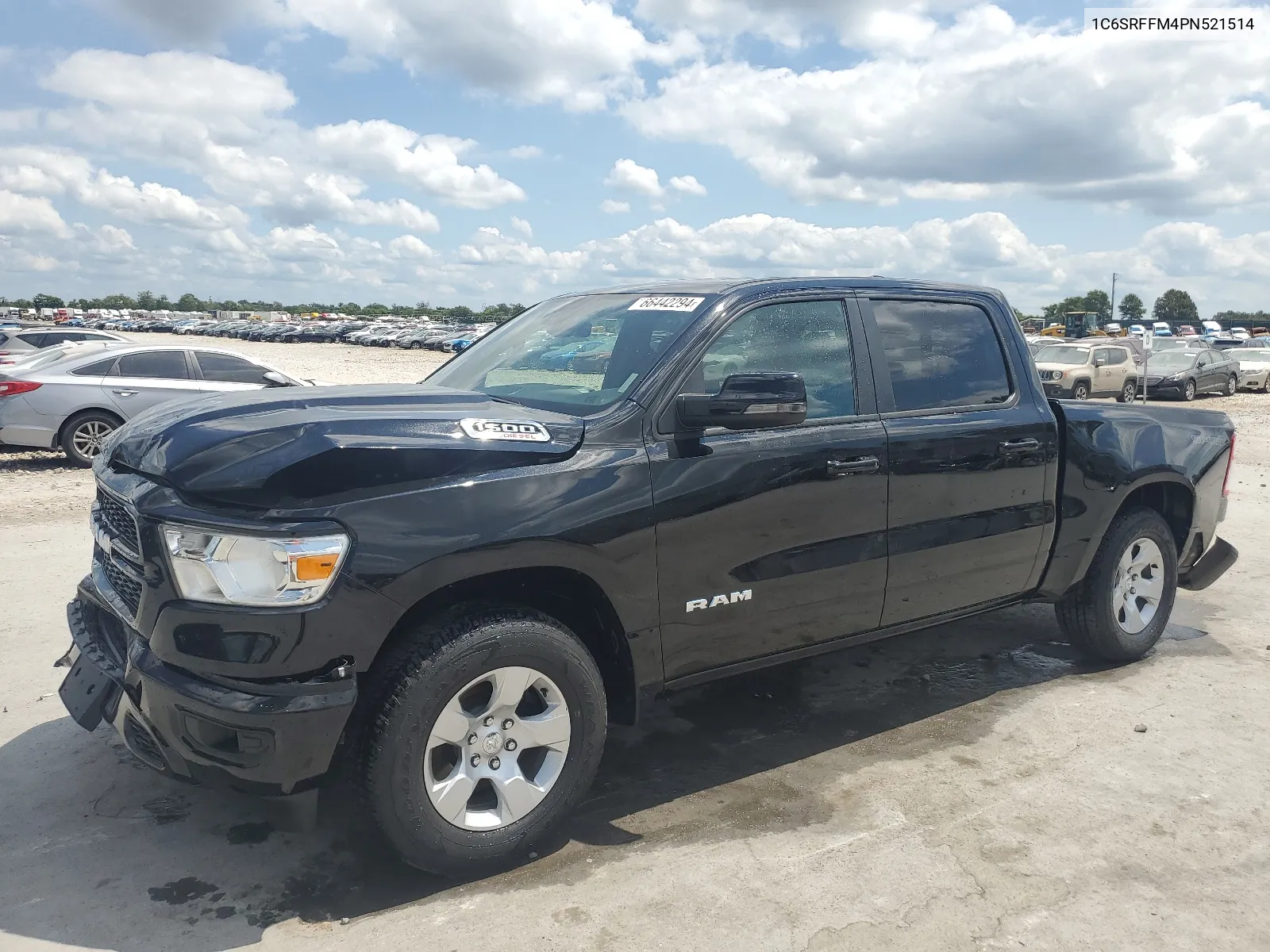 2023 Ram 1500 Big Horn/Lone Star VIN: 1C6SRFFM4PN521514 Lot: 66442294