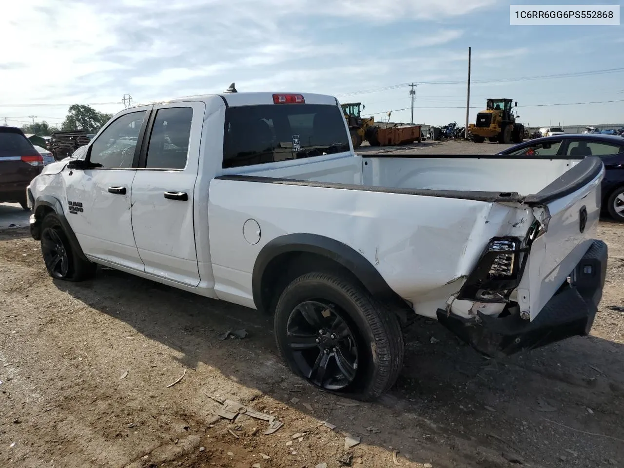 2023 Ram 1500 Classic Slt VIN: 1C6RR6GG6PS552868 Lot: 67162334