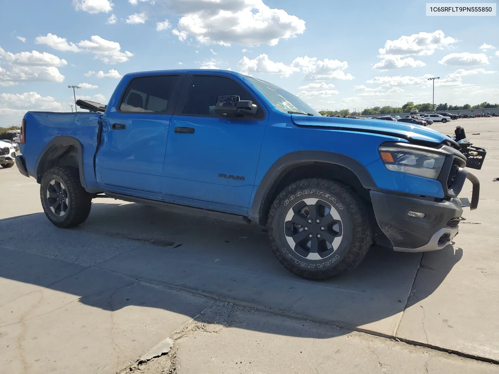 2023 Ram 1500 Rebel VIN: 1C6SRFLT9PN555850 Lot: 67207004