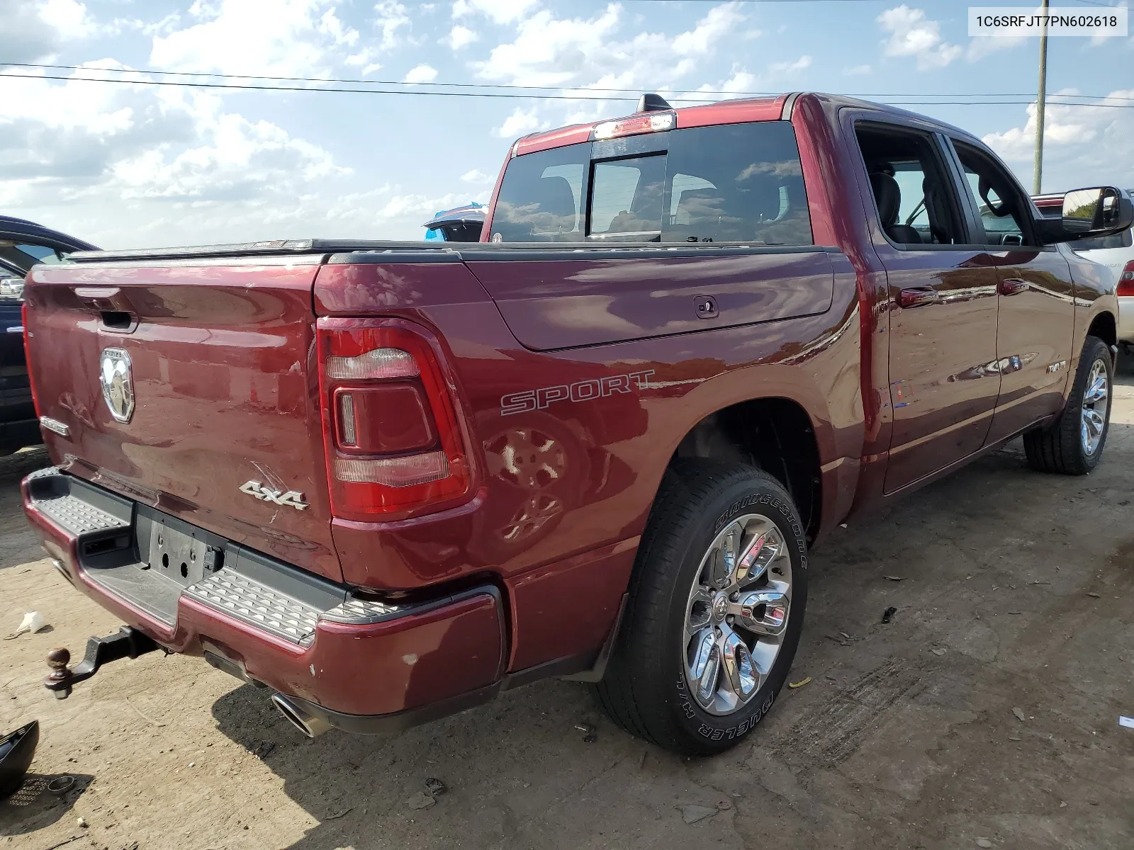 2023 Ram 1500 Laramie VIN: 1C6SRFJT7PN602618 Lot: 68374784