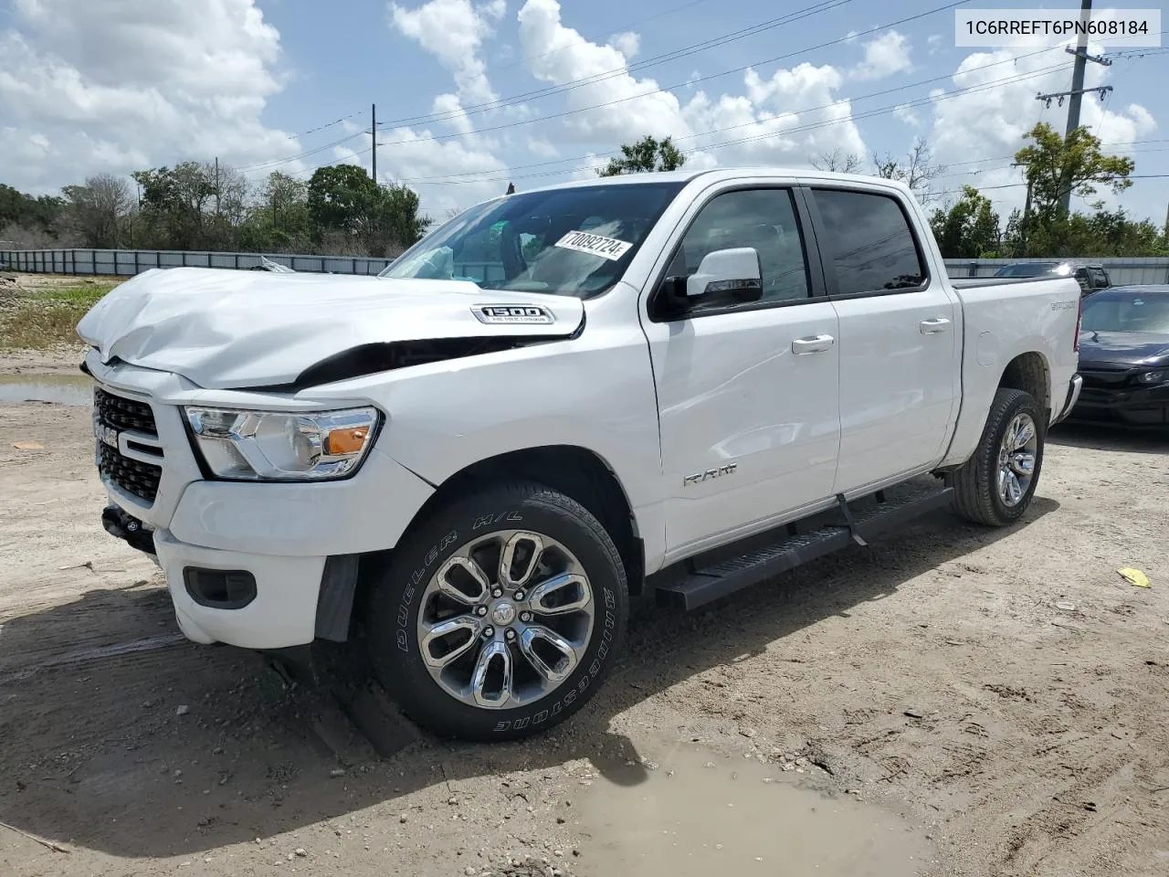 2023 Ram 1500 Big Horn/Lone Star VIN: 1C6RREFT6PN608184 Lot: 70092724