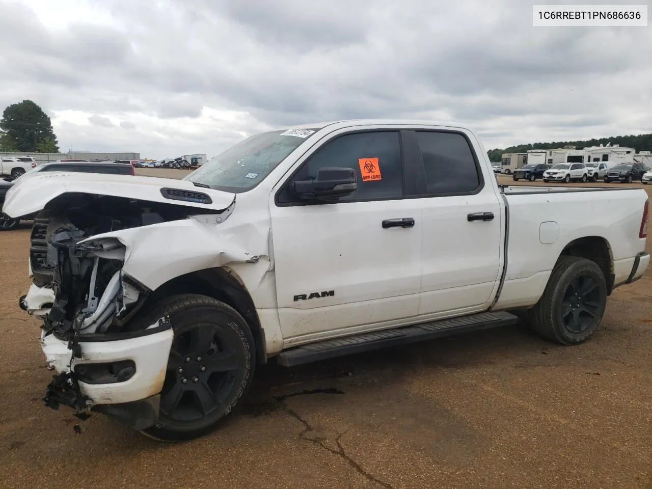 2023 Ram 1500 Big Horn/Lone Star VIN: 1C6RREBT1PN686636 Lot: 70512154