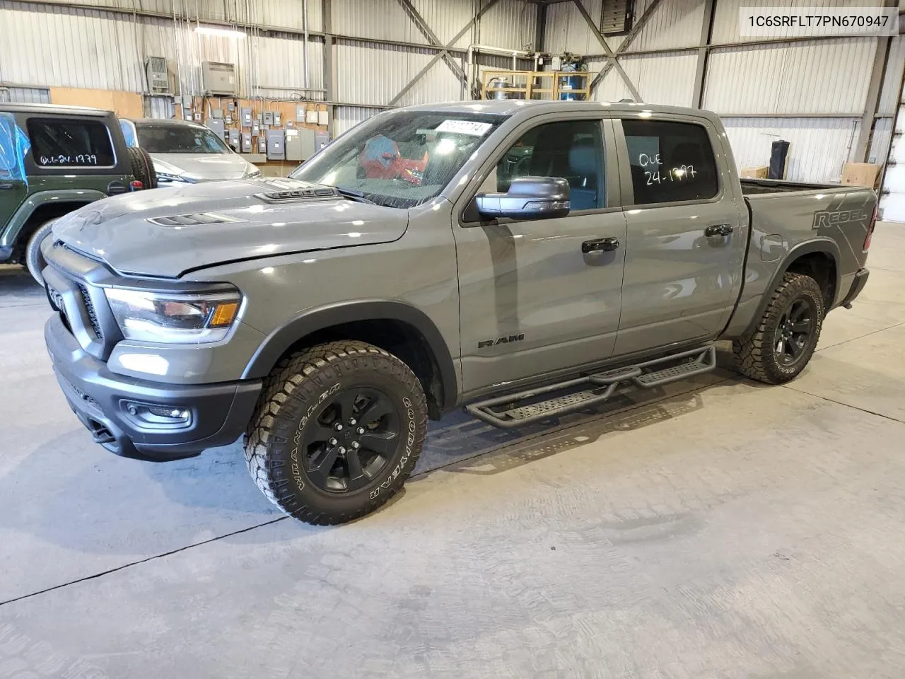 2023 Ram 1500 Rebel VIN: 1C6SRFLT7PN670947 Lot: 71454064