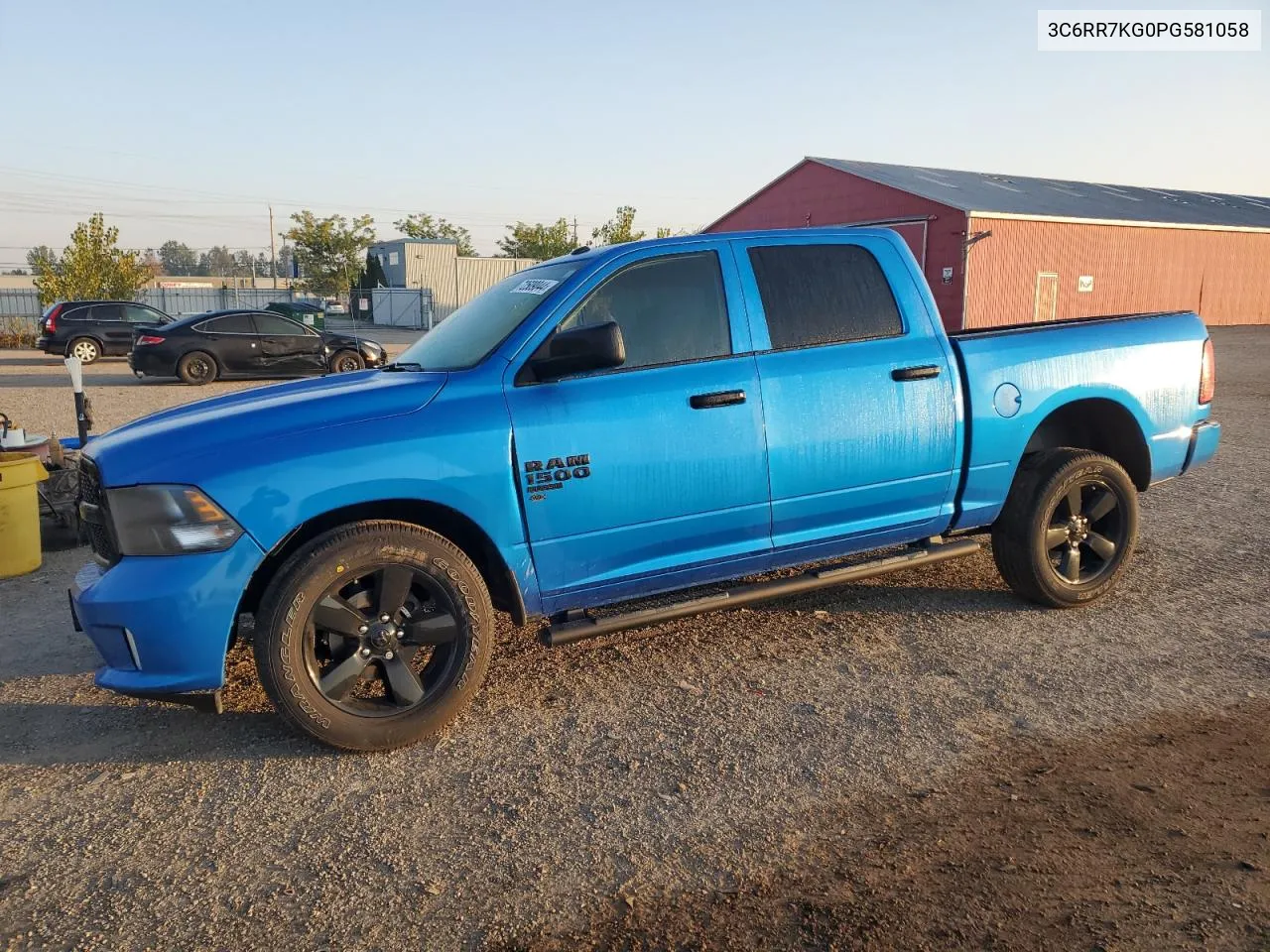 2023 Ram 1500 Classic Tradesman VIN: 3C6RR7KG0PG581058 Lot: 72509044