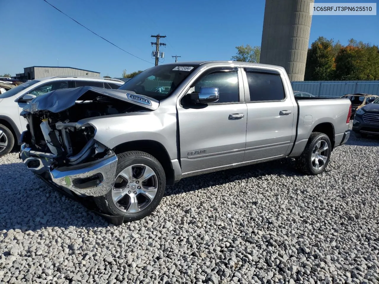 2023 Ram 1500 Laramie VIN: 1C6SRFJT3PN625510 Lot: 74272494