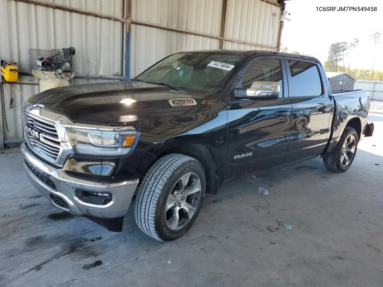 2023 Ram 1500 Laramie VIN: 1C6SRFJM7PN549458 Lot: 74474694