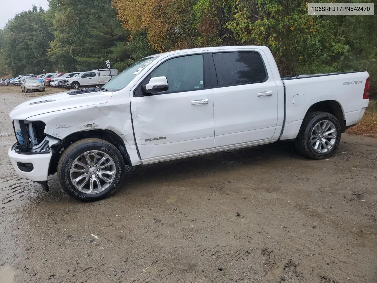 2023 Ram 1500 Laramie VIN: 1C6SRFJT7PN542470 Lot: 75196654