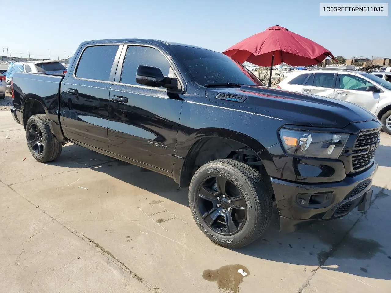 2023 Ram 1500 Big Horn/Lone Star VIN: 1C6SRFFT6PN611030 Lot: 75919034