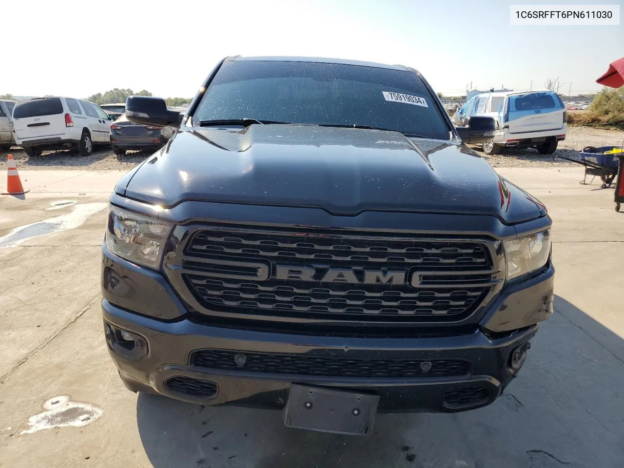 2023 Ram 1500 Big Horn/Lone Star VIN: 1C6SRFFT6PN611030 Lot: 75919034