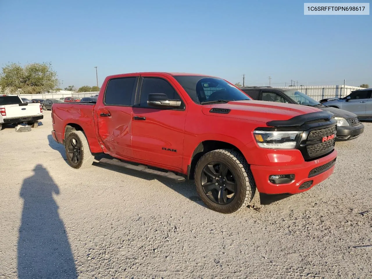 2023 Ram 1500 Big Horn/Lone Star VIN: 1C6SRFFT0PN698617 Lot: 76070414