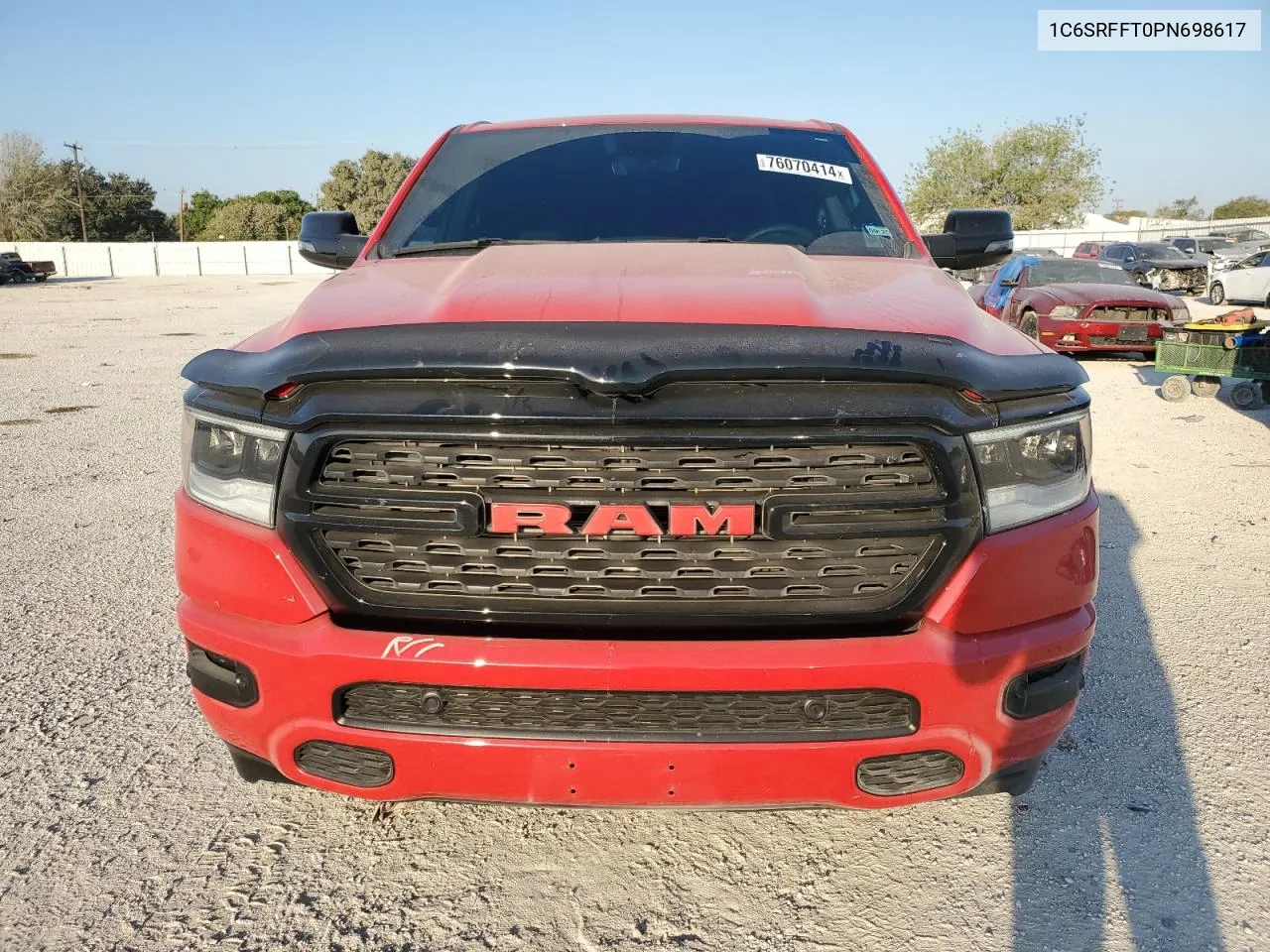 2023 Ram 1500 Big Horn/Lone Star VIN: 1C6SRFFT0PN698617 Lot: 76070414