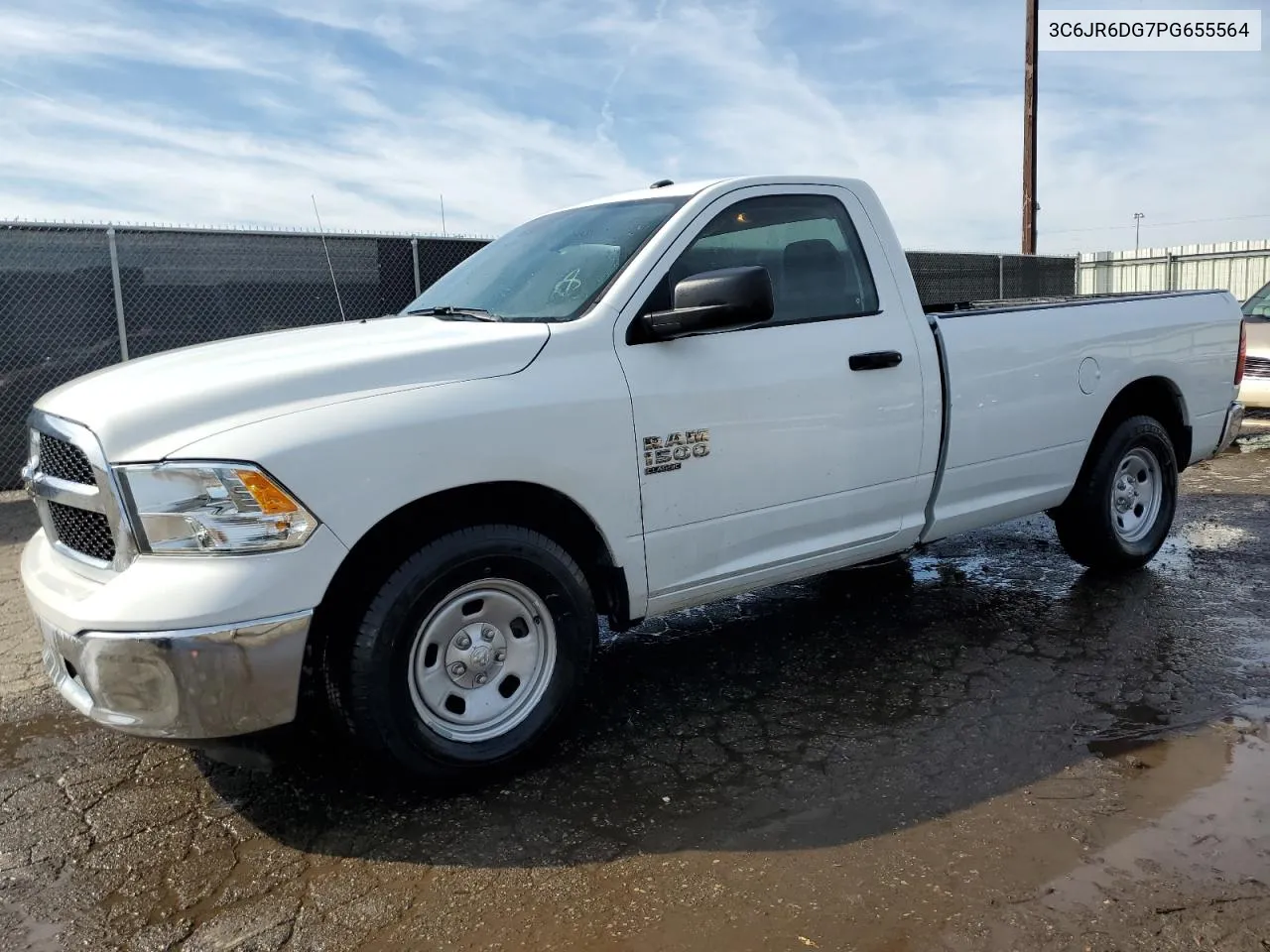 2023 Ram 1500 Classic Tradesman VIN: 3C6JR6DG7PG655564 Lot: 77213224