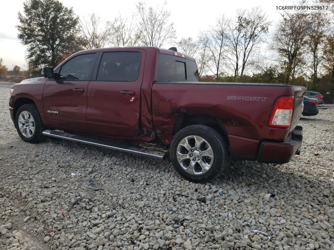 2023 Ram 1500 Big Horn/Lone Star VIN: 1C6RRFFG9PN529617 Lot: 77386784