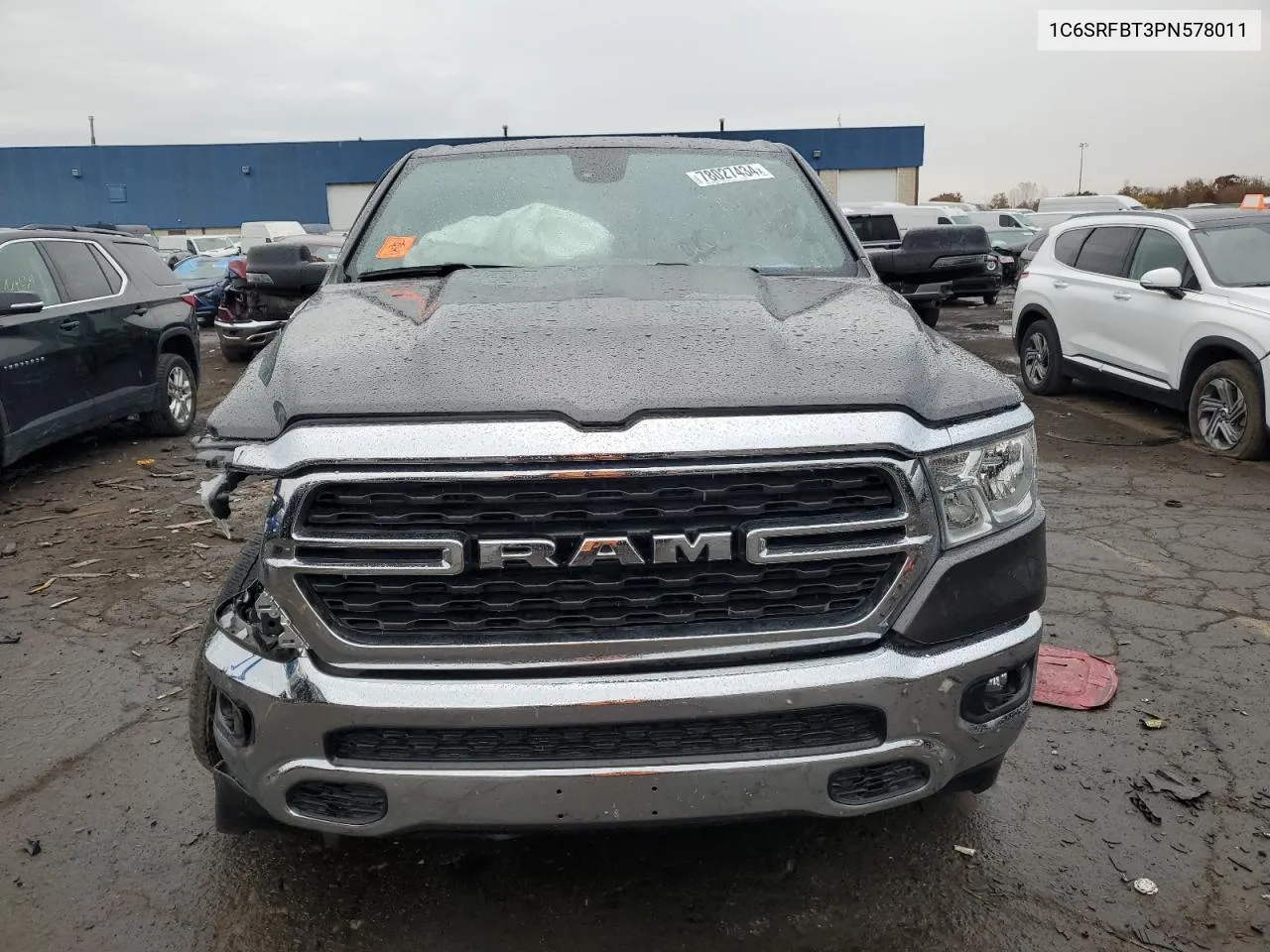 2023 Ram 1500 Big Horn/Lone Star VIN: 1C6SRFBT3PN578011 Lot: 78027434