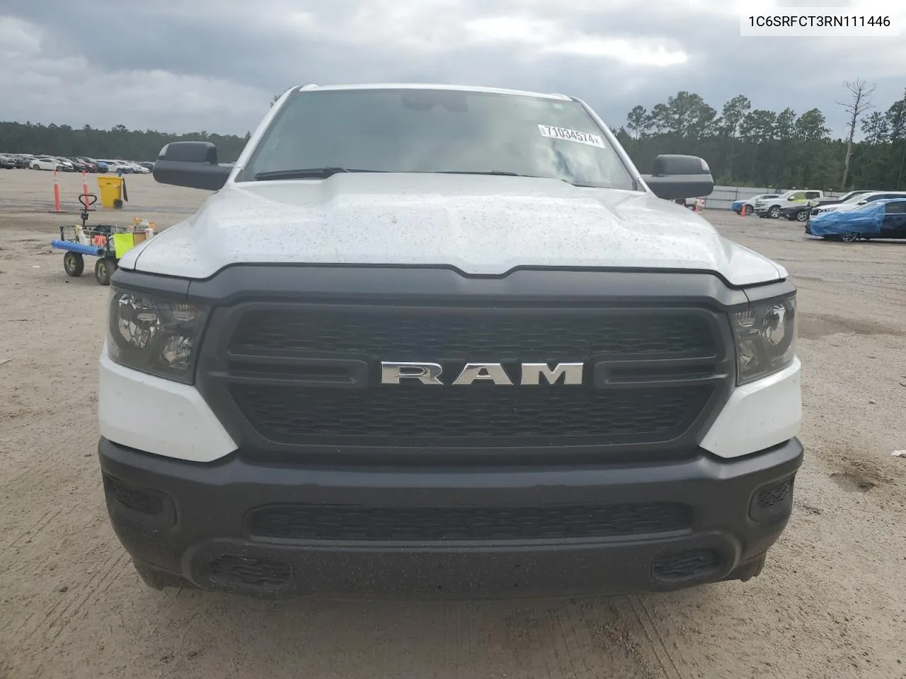 2024 Ram 1500 Tradesman VIN: 1C6SRFCT3RN111446 Lot: 71034574