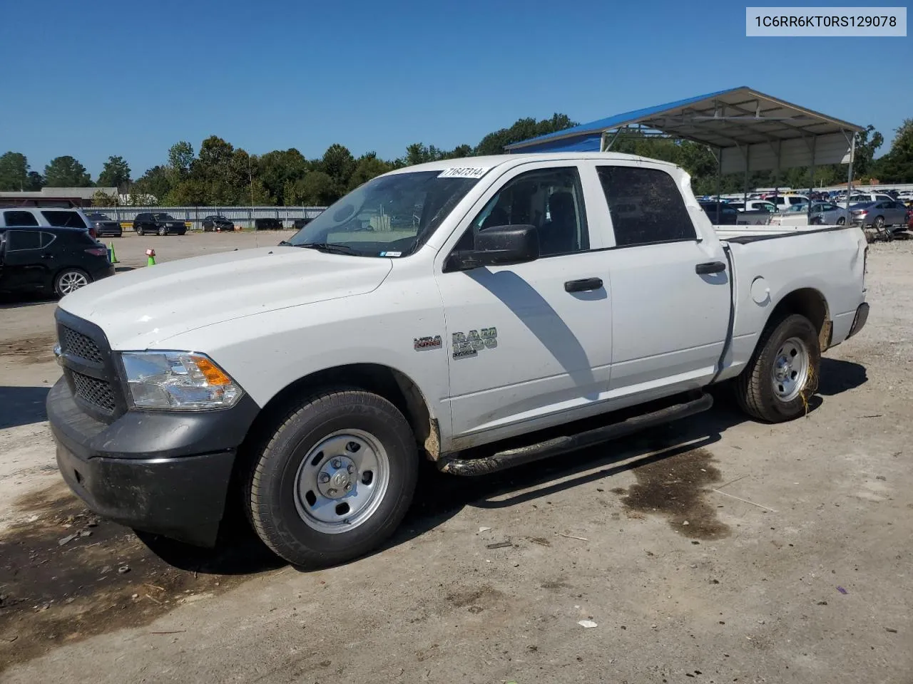 2024 Ram 1500 Classic Tradesman VIN: 1C6RR6KT0RS129078 Lot: 71647314