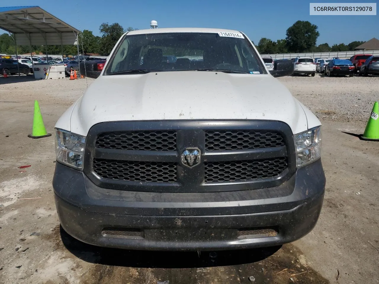 2024 Ram 1500 Classic Tradesman VIN: 1C6RR6KT0RS129078 Lot: 71647314