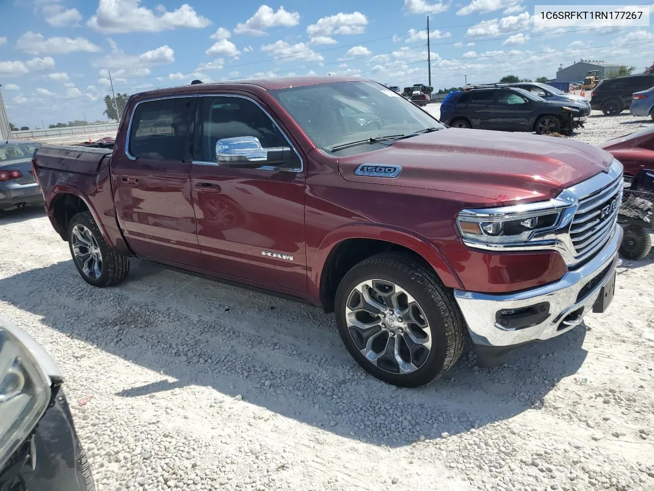 2024 Ram 1500 Longhorn VIN: 1C6SRFKT1RN177267 Lot: 72243714