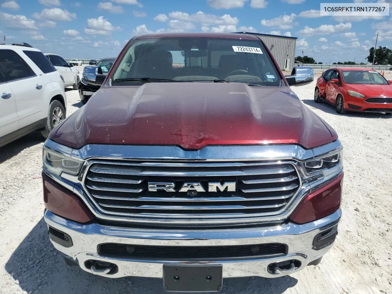 2024 Ram 1500 Longhorn VIN: 1C6SRFKT1RN177267 Lot: 72243714