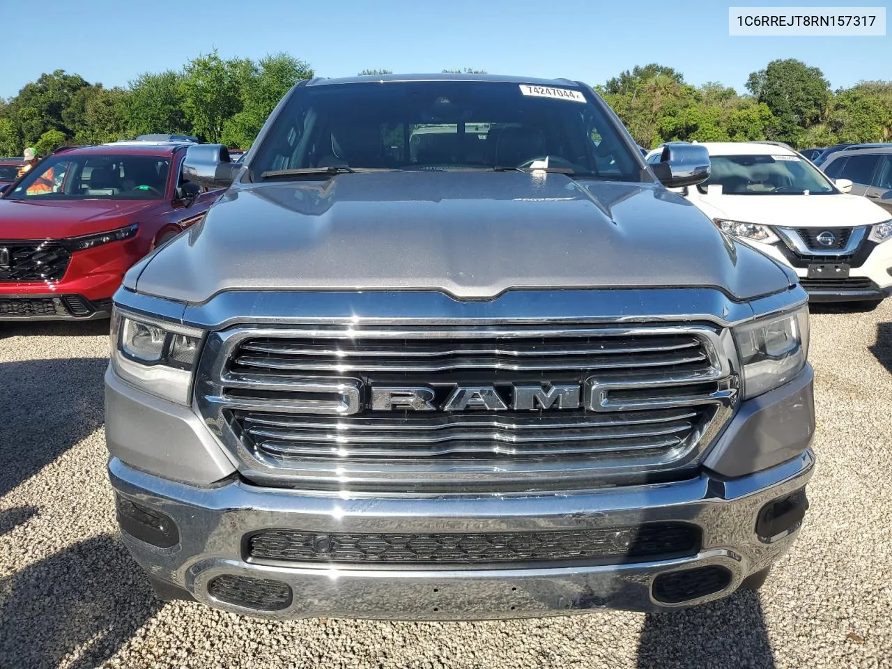 2024 Ram 1500 Laramie VIN: 1C6RREJT8RN157317 Lot: 74247044