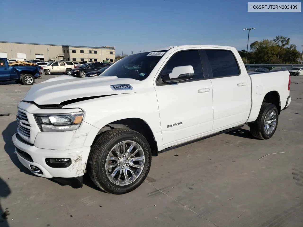 2024 Ram 1500 Laramie VIN: 1C6SRFJT2RN203439 Lot: 76718794