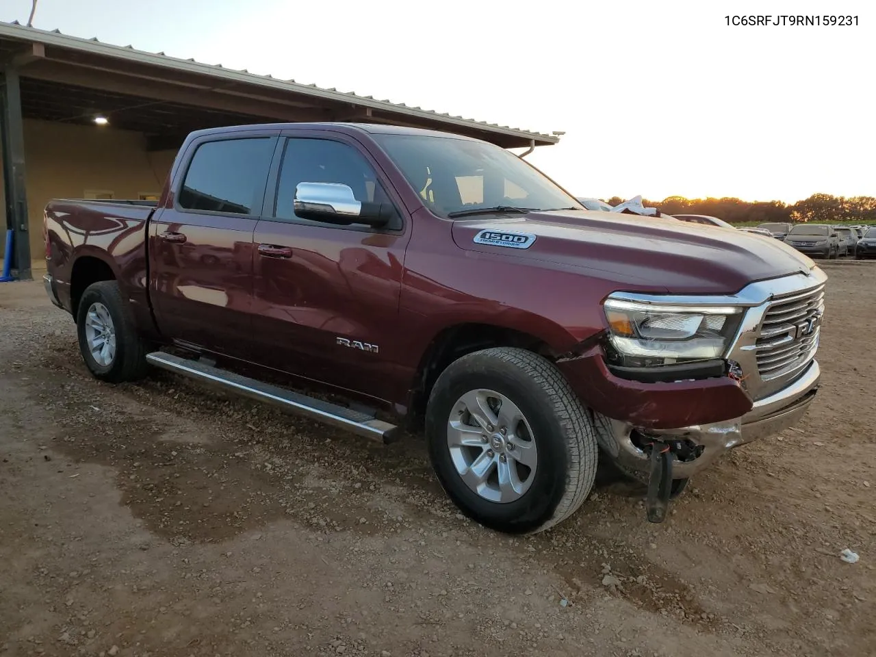 2024 Ram 1500 Laramie VIN: 1C6SRFJT9RN159231 Lot: 77776664