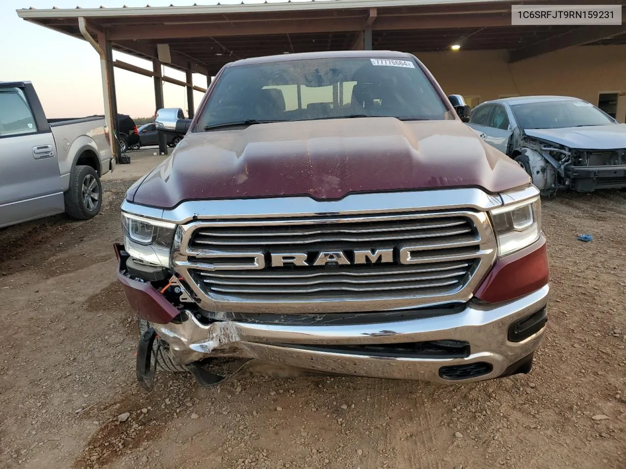 2024 Ram 1500 Laramie VIN: 1C6SRFJT9RN159231 Lot: 77776664