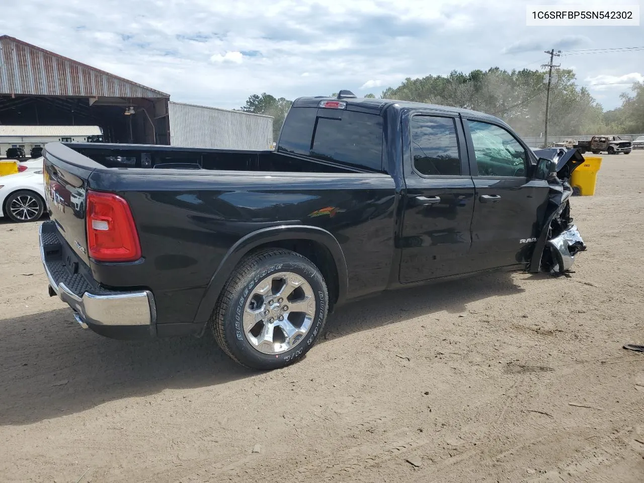 2025 Ram 1500 Big Horn/Lone Star VIN: 1C6SRFBP5SN542302 Lot: 72820394