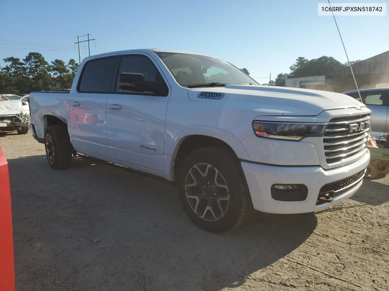 2025 Ram 1500 Laramie VIN: 1C6SRFJPXSN518742 Lot: 73778694