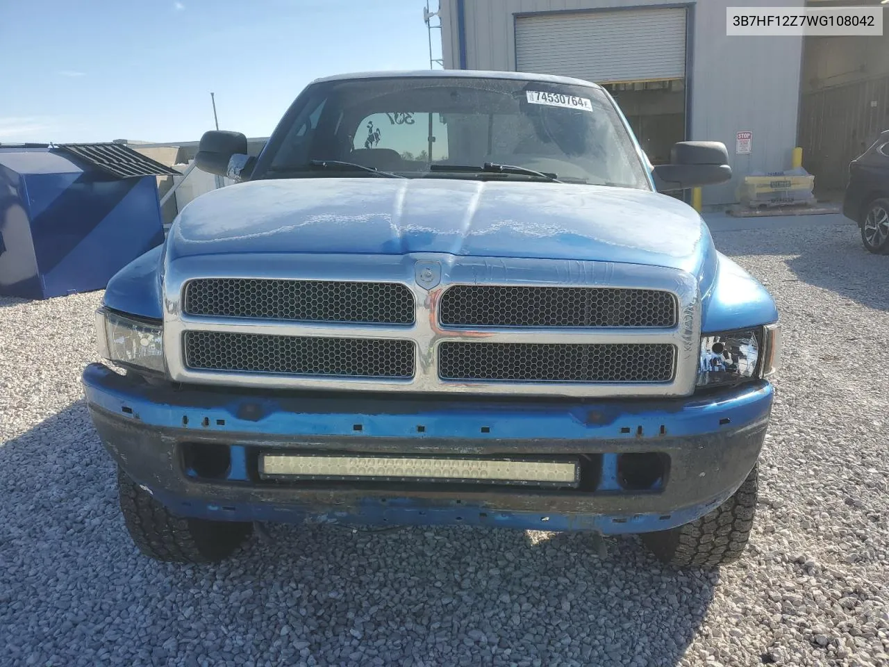 1998 Dodge Ram 1500 VIN: 3B7HF12Z7WG108042 Lot: 74530764