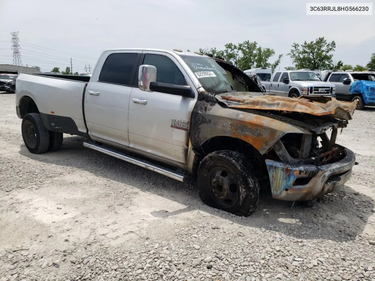 2017 Ram 3500 Laramie VIN: 3C63RRJL8HG566230 Lot: 62299224