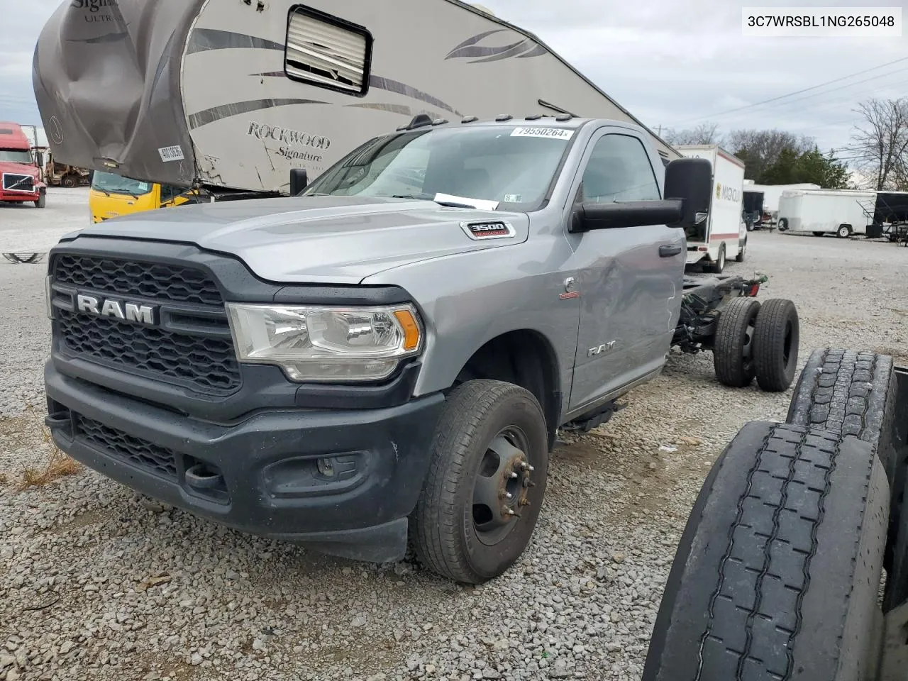 2022 Ram 3500 VIN: 3C7WRSBL1NG265048 Lot: 79550264