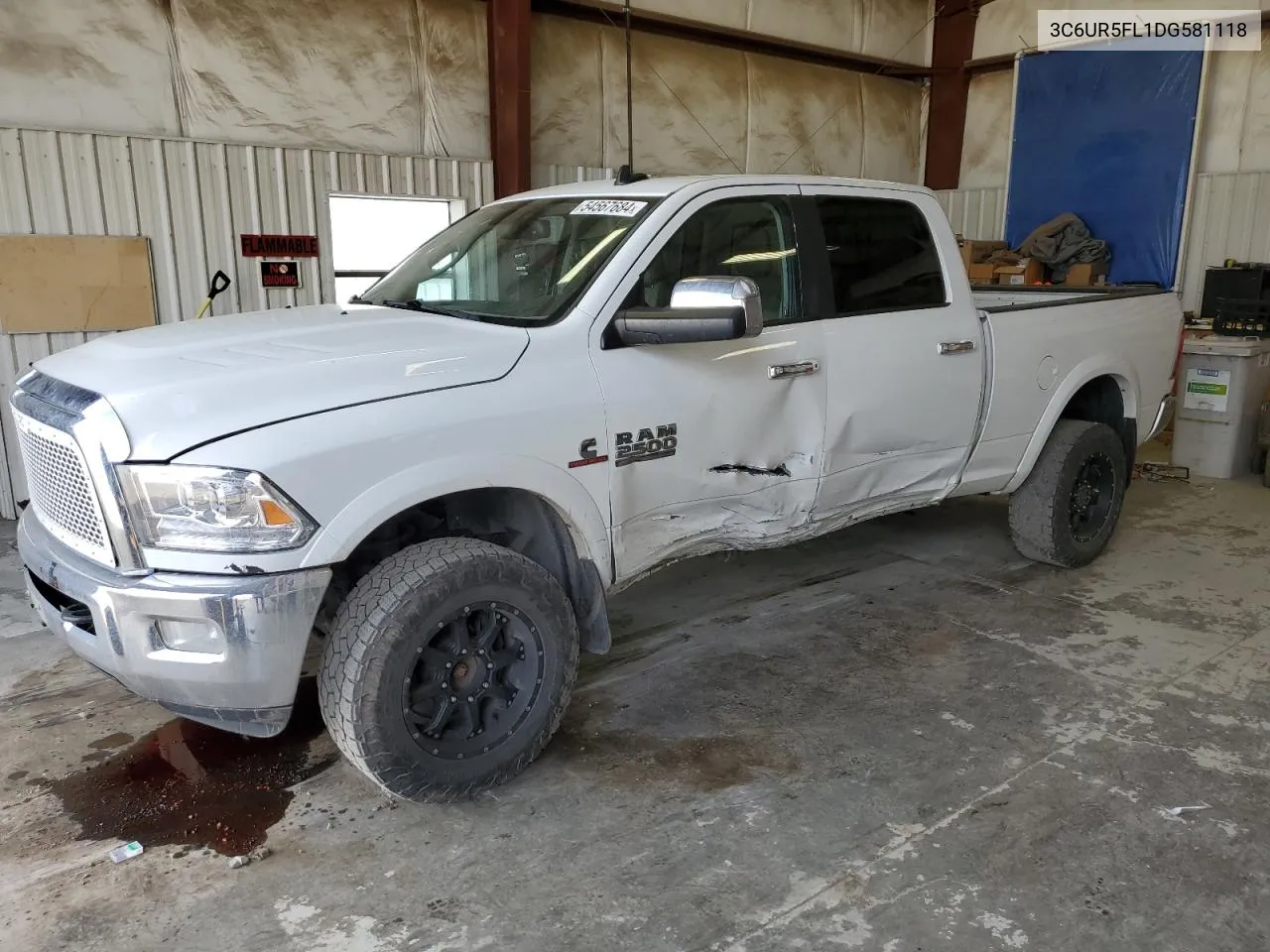 2013 Ram 2500 Laramie VIN: 3C6UR5FL1DG581118 Lot: 54567684