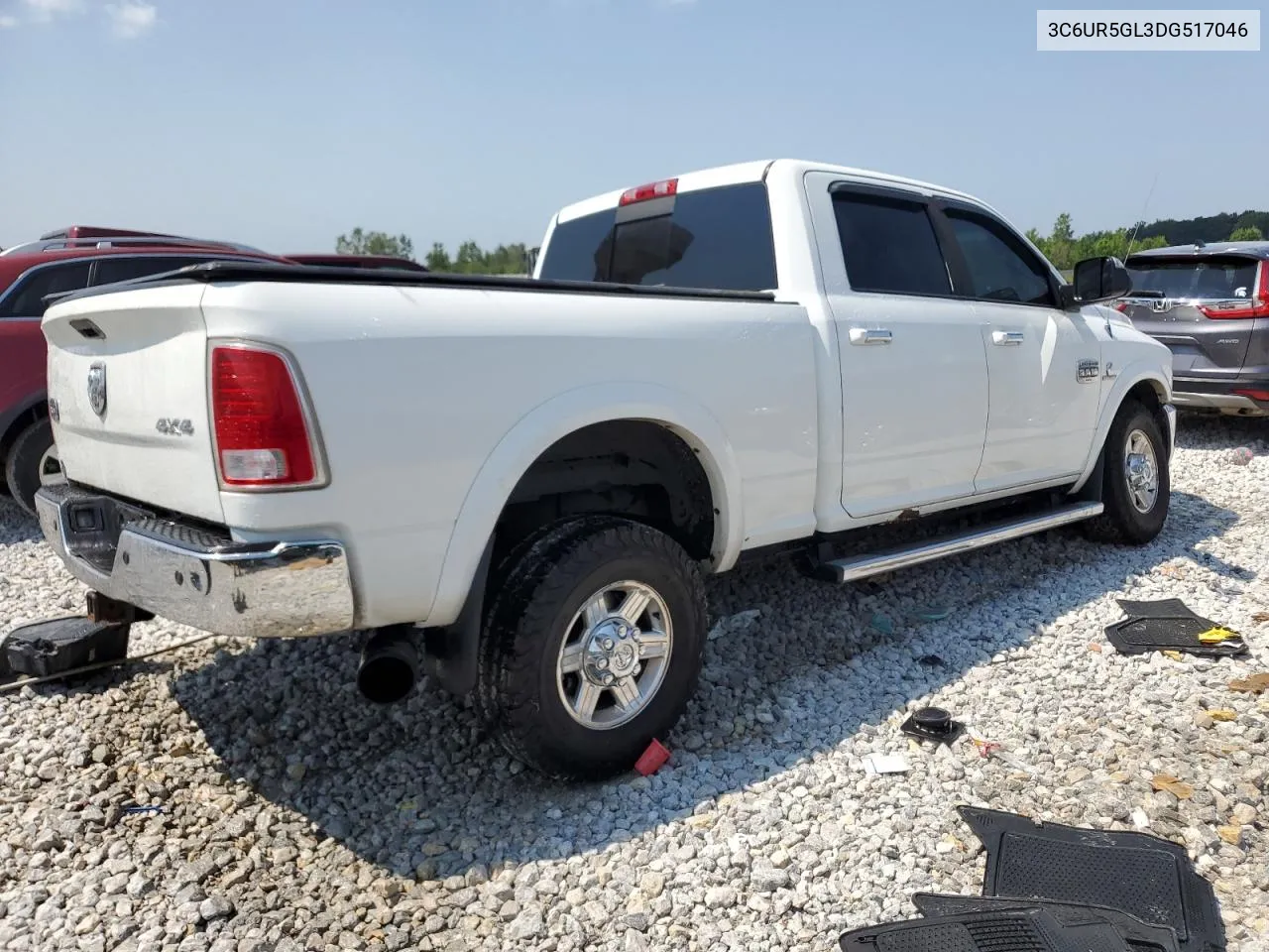 2013 Ram 2500 Longhorn VIN: 3C6UR5GL3DG517046 Lot: 65398414