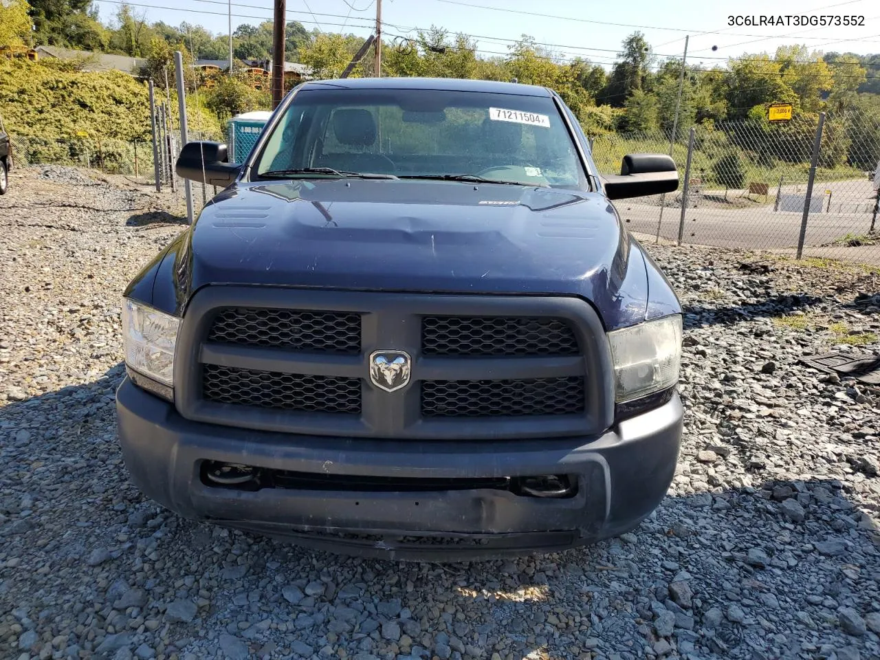 2013 Ram 2500 St VIN: 3C6LR4AT3DG573552 Lot: 71211504