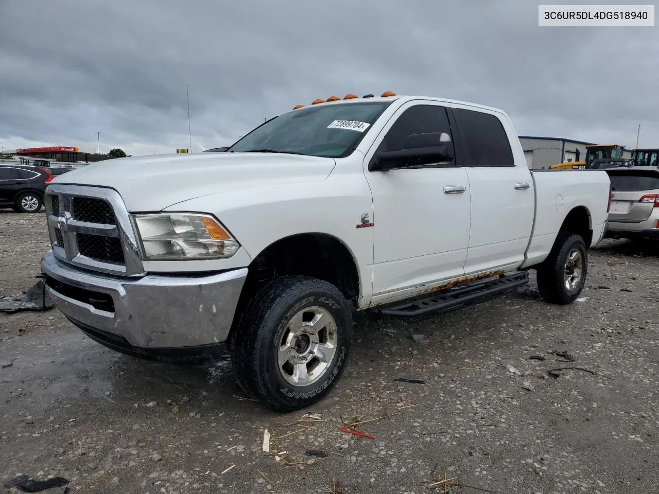 2013 Ram 2500 Slt VIN: 3C6UR5DL4DG518940 Lot: 72899704